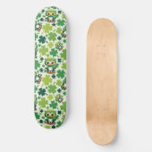 Baby Uil Schattig St Patrick Cartoon Persoonlijk Skateboard (Voorkant)