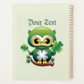 Baby Uil Schattig St Patrick Cartoon Planner (Achterkant)