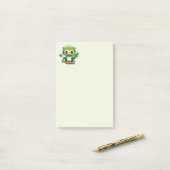 Baby Uil Schattig St Patrick Cartoon Post-it® Notes (Op bureau)