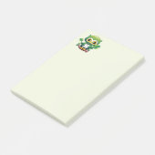Baby Uil Schattig St Patrick Cartoon Post-it® Notes (Schuin)