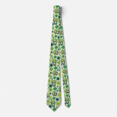 Baby Uil Schattig St Patrick Cartoon Stropdas (Voorkant)
