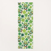 Baby Uil Schattig St Patrick Cartoon Yogamat (Voorkant)