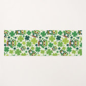 Baby Uil Schattig St Patrick Cartoon Yogamat (Voorkant (horizontaal))