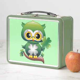 Baby Uil Schattige St. Patrick Cartoon