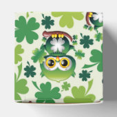 Baby Uil Schattige St Patrick Cartoon Bedankdoosjes (Bovenkant)