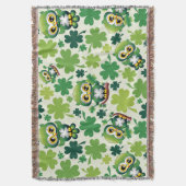 Baby Uil Schattige St Patrick Cartoon Deken (Voorkant Verticaal)