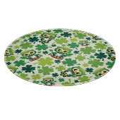 Baby Uil Schattige St Patrick Cartoon Snijplank (Hoek)