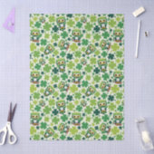Baby Uil Schattige St Patrick Cartoon Tissuepapier (Craft)