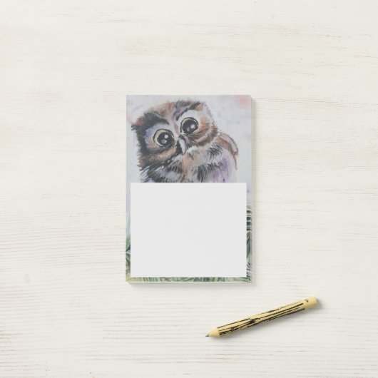 Baby Uil Sticky Notes (Op bureau)