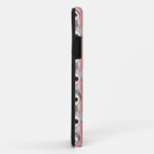 Baby-uilen op roze patroon Case-Mate iPhone case (Achterkant/rechts)