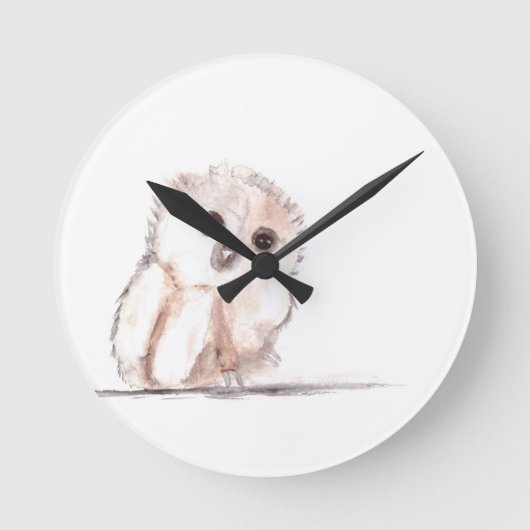 Baby-uilvogel Ronde Klok (Voorkant)