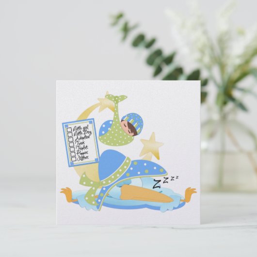 Baby Uitnodiging (Staand voorkant)