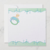 Baby uitnodiging 5.25" x 5.25" (Achterkant)