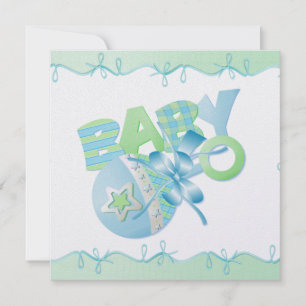 Baby uitnodiging 5.25" x 5.25"