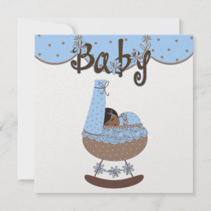 Baby Uitnodiging 5,25 x 5,25 inch