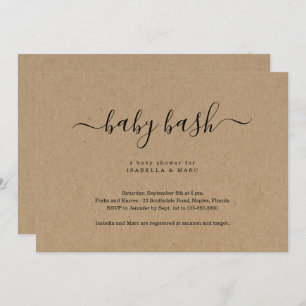 Baby Uitnodiging Baby shower Bash