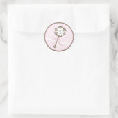 Baby Uitnodiging of Favor Sticker (Tas)