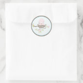 Baby Uitnodiging of Favor Sticker (Tas)