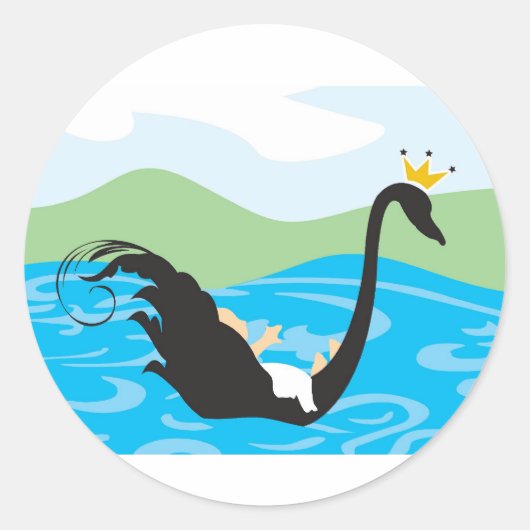 Baby Uitnodiging of Favor Sticker (Voorkant)