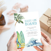 Baby Uitnodiging voor Baby shower aan boord