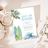 Baby Uitnodiging voor Baby shower aan boord