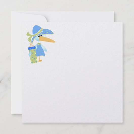 Baby Uitnodigingen (Achterkant)