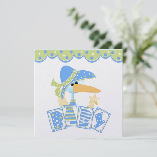 Baby Uitnodigingen (Staand voorkant)