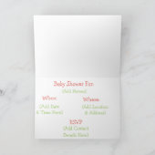  Baby: Uitnodigingen voor babydouches voor meisjes (Binnen)