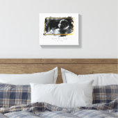Baby ultrasone Sonogram Afbeelding Verwacht Canvas Afdruk (Insitu (Slaapkamer))