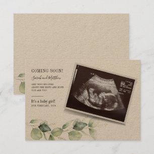 Baby Ultrasound Eucalyptus zwangerschap Aankondiging