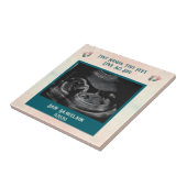 Baby Ultrasound Keepsake Gift Box Tegeltje (Zijkant)