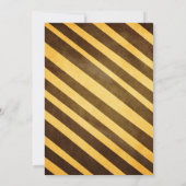 Baby Under Construction Trucks Baby Couples Shower Kaart (Achterkant)