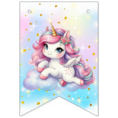 Baby Unicorn Birthday Banners (Eerste vlag)