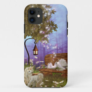 Baby Unicorn Fantasy Garden.png iPhone 11 Hoesje