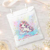 Baby Unicorn Favor Bags Bedankzakje (Geknipt)