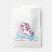 Baby Unicorn Favor Bags Bedankzakje (Voorkant)