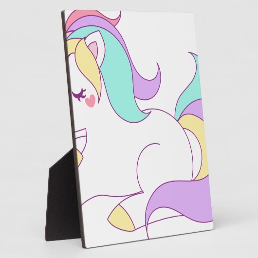 Baby Unicorn Fotoplaat (Zijkant)