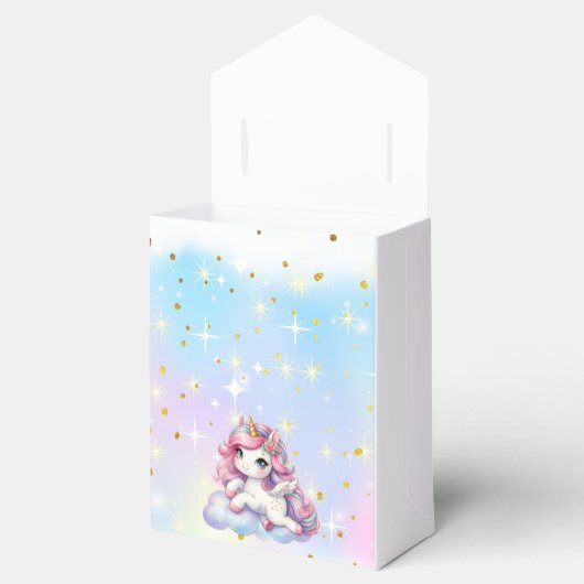  Baby Unicorn gift bag Bedankdoosjes (Geopend)