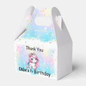 Baby Unicorn Gift Box, Bedankdoosjes (Achterkant)