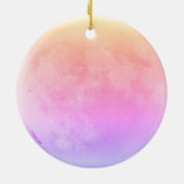 Baby Unicorn Keramisch Ornament (Achterkant)