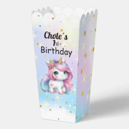 Baby Unicorn Popcorn Boxes Bedankdoosjes