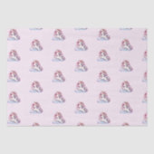Baby Unicorn Tissue Paper Tissuepapier (Voorkant)