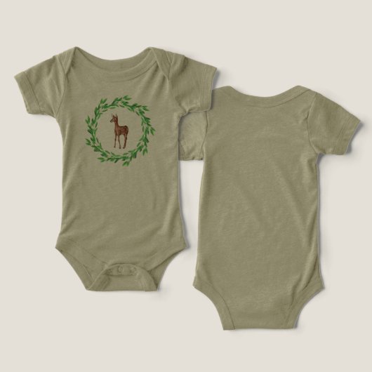 Baby uniseks katoenen rompertjes (Ontwerp Voorkant & Achterkant)
