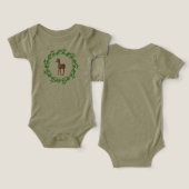 Baby Unisex katoenen bodysuits (Ontwerp Voorkant & Achterkant)