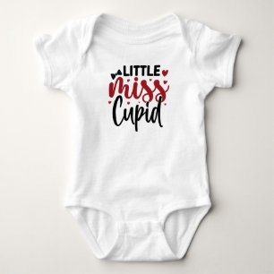 Baby Valentijnsdag Miss Cupid Baby Bodysu Romper