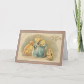 Baby van 1907 met melkpaasmakerij Feestdagen Kaart (Voorkant)