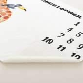 Baby van Afrikaanse mijlpalen Sherpa Deken (3/4)