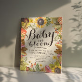 Baby van baby shower in Bloom Maple Pumpkin-zonneb Kaart