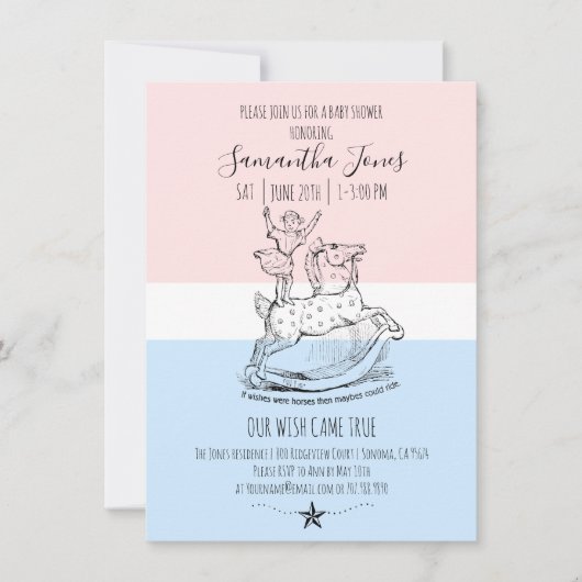 Baby van Baby shower Kaart (Voorkant)