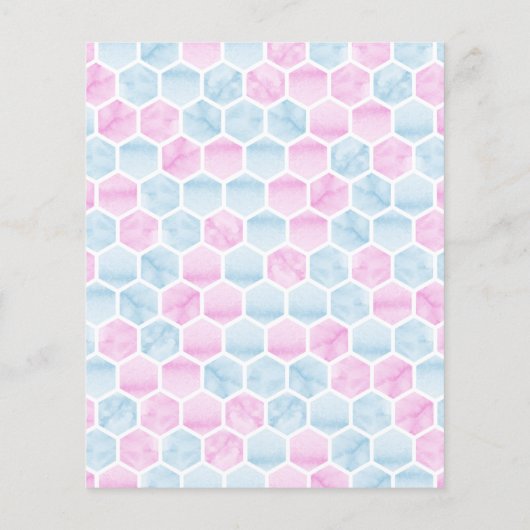 Baby van bijen onthullen uitnodiging (Achterkant)